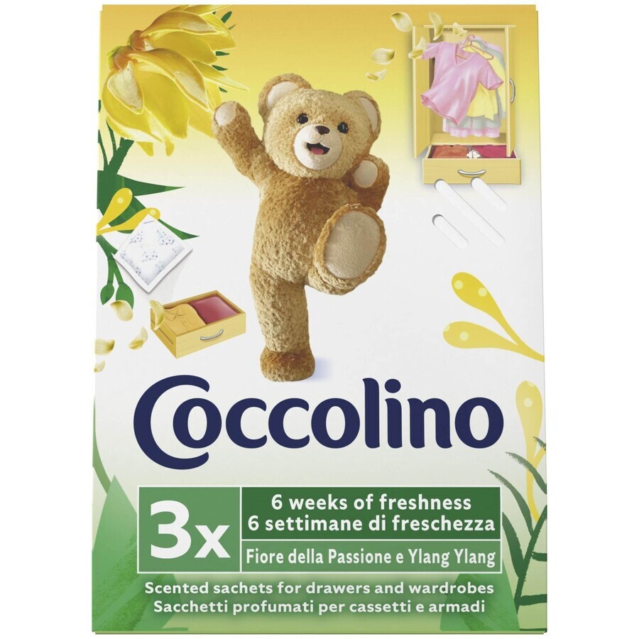 Coccolino sacs parfumés au fruit de la passion 3 pcs