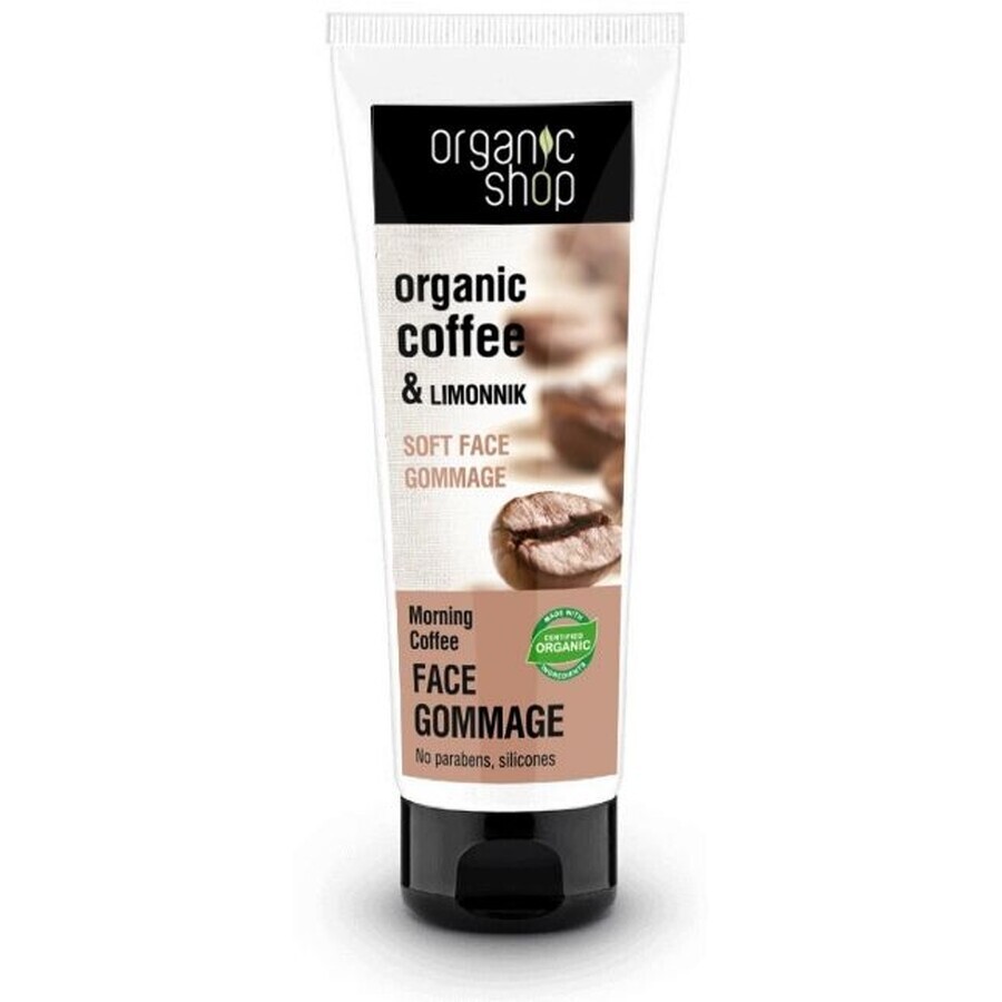 Natura Siberica Organic Shop - Ochtendkoffie - Zachte Reinigende Gezichtscrème 75 ml