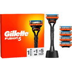 Gillette Fusion5 + capuchon 5 pcs