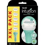 Wilkinson Sword aparat de ras intuition sensitive care XXL + capete de schimb 5 buc