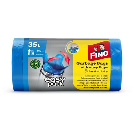 Fino HD Pungi Easy Pack, 15 μm 30 x 35 l