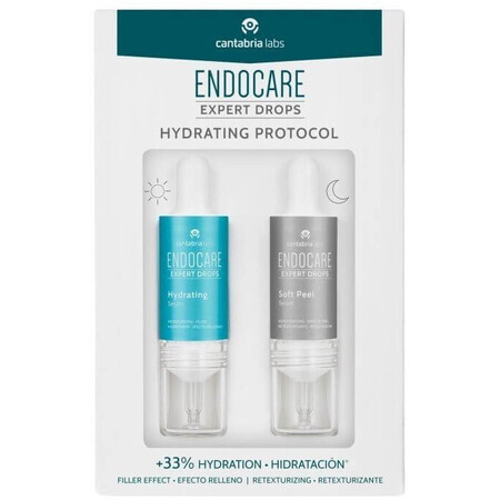 Endocare Hydrating Protocol pentru hidratare profundă și umplerea ridurilor 2 x 10 ml