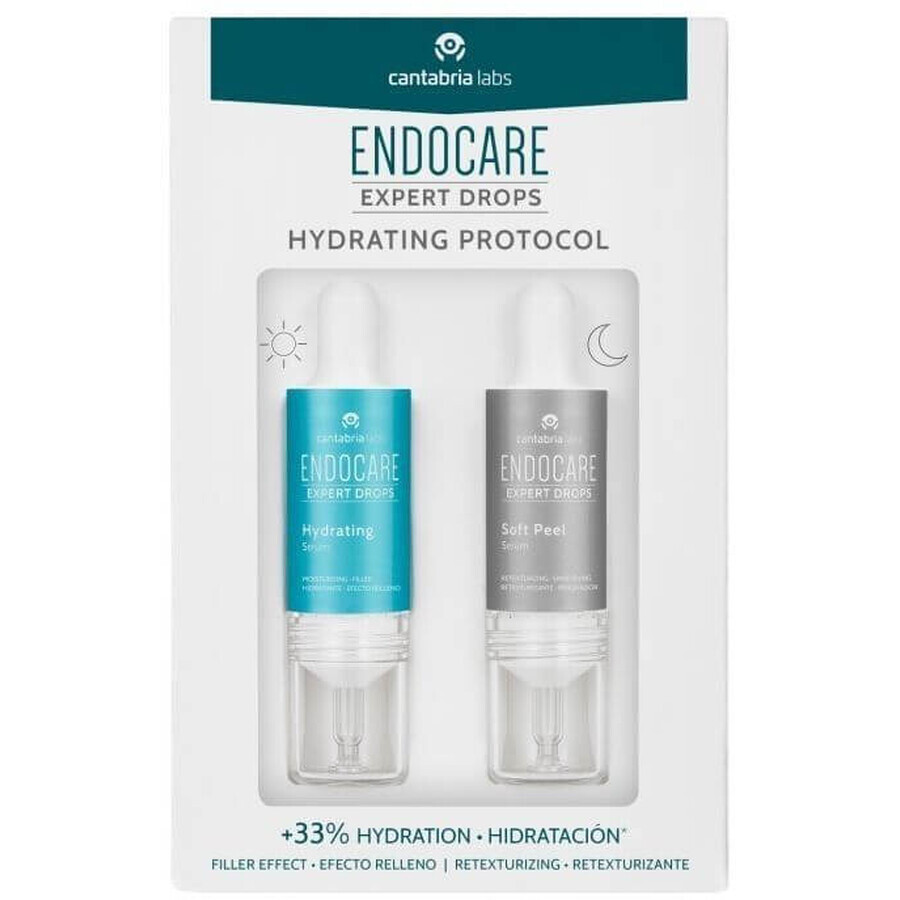 Endocare Hydrating Protocol pentru hidratare profundă și umplerea ridurilor 2 x 10 ml