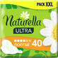 Naturella Ultra Normal Serviettes hygi&#233;niques avec ailettes 40 pi&#232;ces