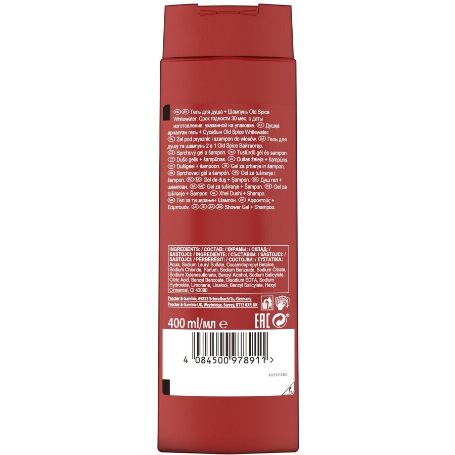 Old Spice WhiteWater shower gel with fresh fragrance 400 ml