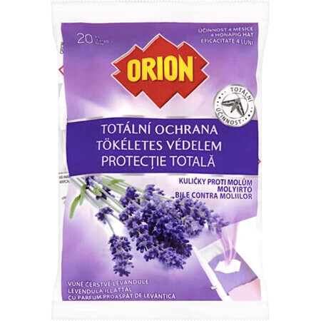 Orion Fragance Boules à mites Lavande 20 pcs