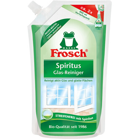 Detergente per bottiglie Frosch EKO Bio Spiritus - cartuccia di ricambio 950 ml