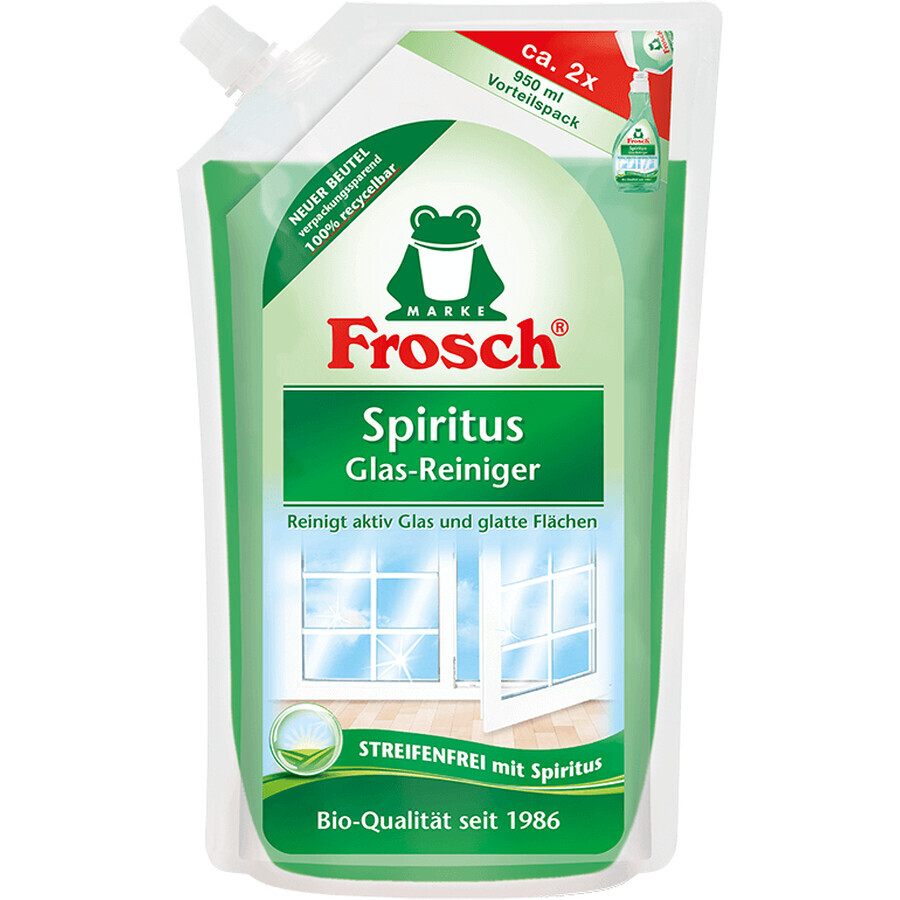 Detergente per bottiglie Frosch EKO Bio Spiritus - cartuccia di ricambio 950 ml