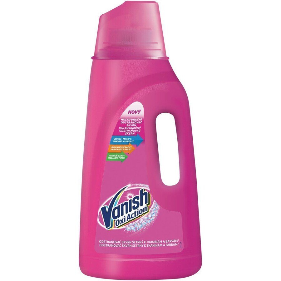 Vanish Oxi Action lichid demachiant pentru rufe colorate 20 de spălări 2 l