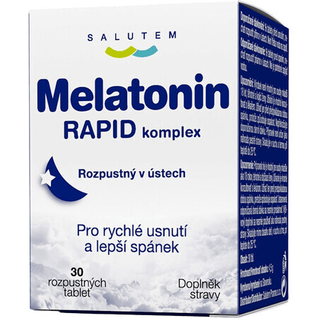 Salutem Pharma Melatonin Rapid Complex ODT unter der Zunge 30 Tabletten