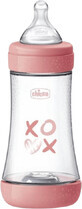 Biberon en silicone Chicco Perfect5, rose 240 ml