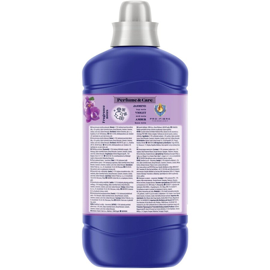 Acondicionador para tejidos Orquídea Violeta Coccolino 1,27 l