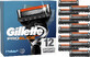 T&#234;tes de rechange Gillette Fusion Proglide 12 pi&#232;ces