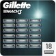 Gillette Mach3 Men&#39;s Replacement Shaving Heads Mach3 18 pieces