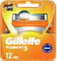 T&#234;tes de rechange Gillette Fusion 12 pi&#232;ces