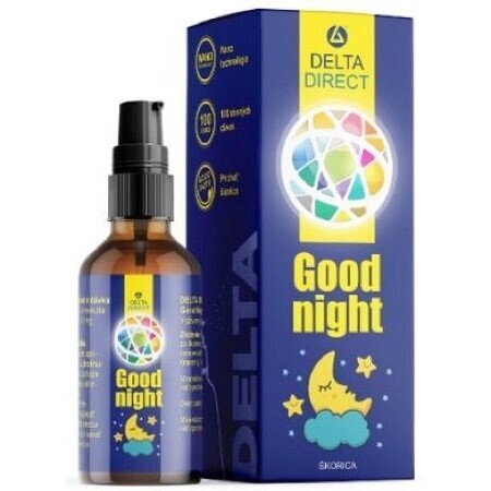 Delta Direct Good Night Liquid Melatonin with dispenser under tongue cinnamon 30 ml