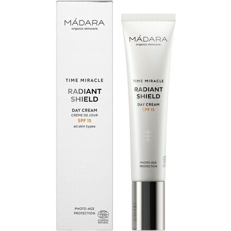 Mádara Protective Day Cream SPF 15 Time Miracle (Radiant Shield Day Cream SPF 15) 40 ml