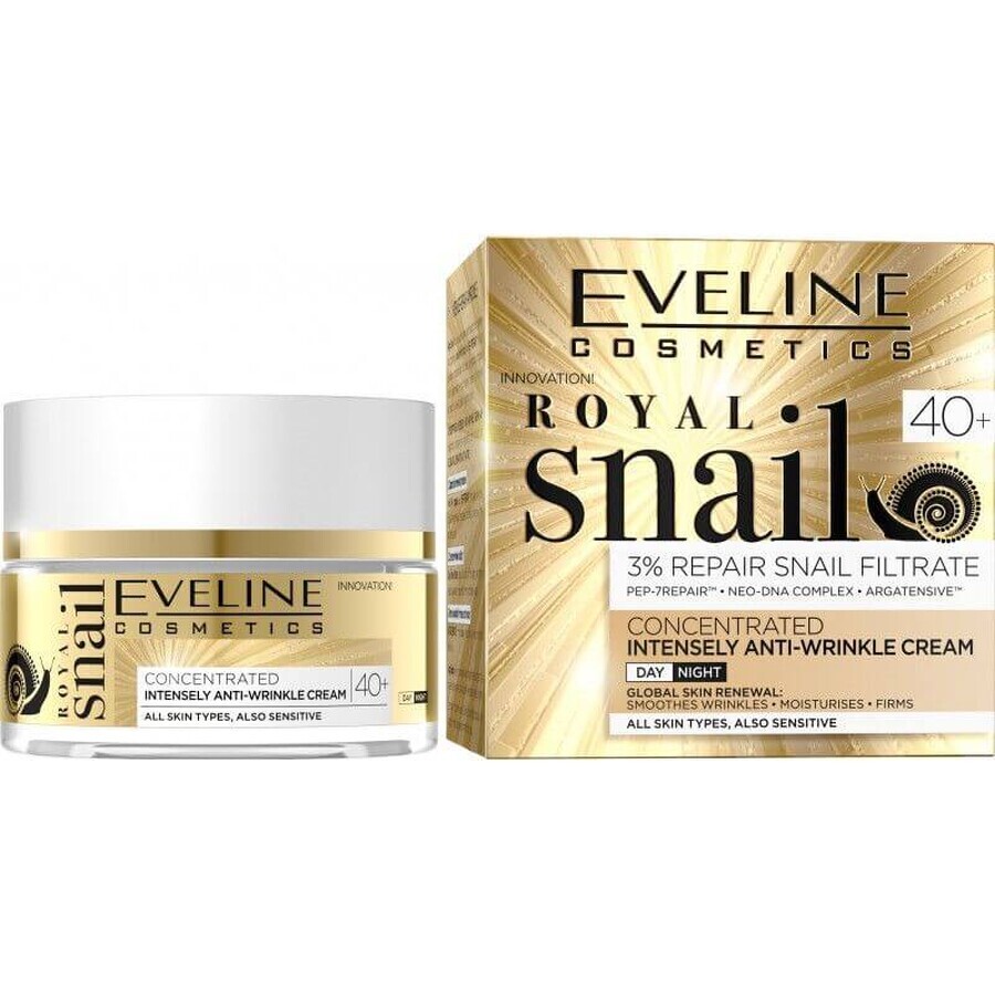 Eveline Cosmetics Royal Snail Anti-Wrinkle Day and Night Cream 40+, 50 ml