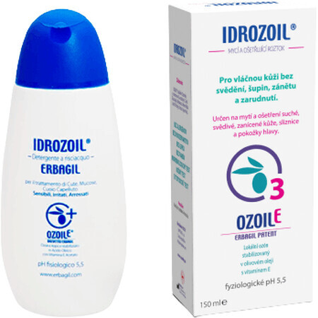 Ozonide IDROZOIL solution pour le lavage et le soin de la peau 150 ml