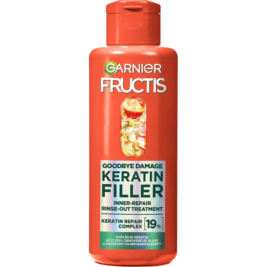 Garnier Fructis Goodbye schade keratinevuller verstevigende verzorgende crèmespoeling, 200 ml