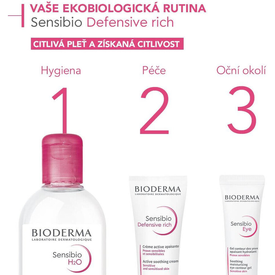 Bioderma Sensibio Defensive crema rica calmante con textura nutritiva 40 ml