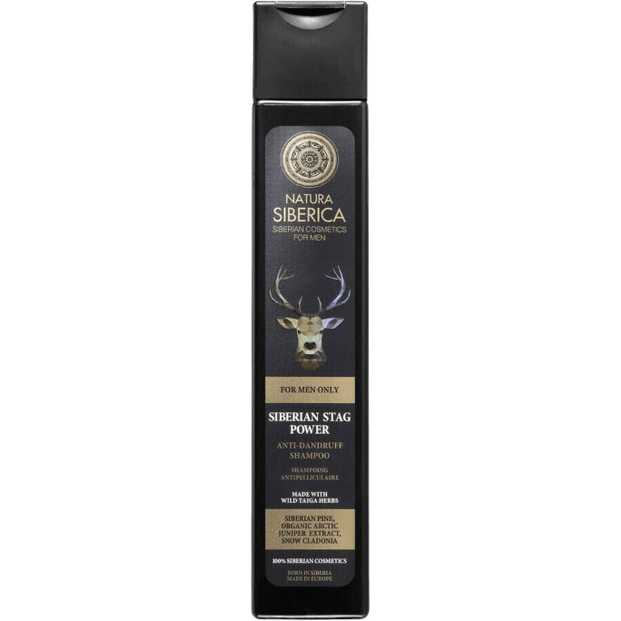 Shampooing anti-pelliculaire pour hommes Natura Siberian Cerf de Sibérie 250 ml