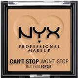 NYX Professional Makeup Can't Stop Won't Stop Mattifying Powder Compact Powder - 05 Golden 6 g