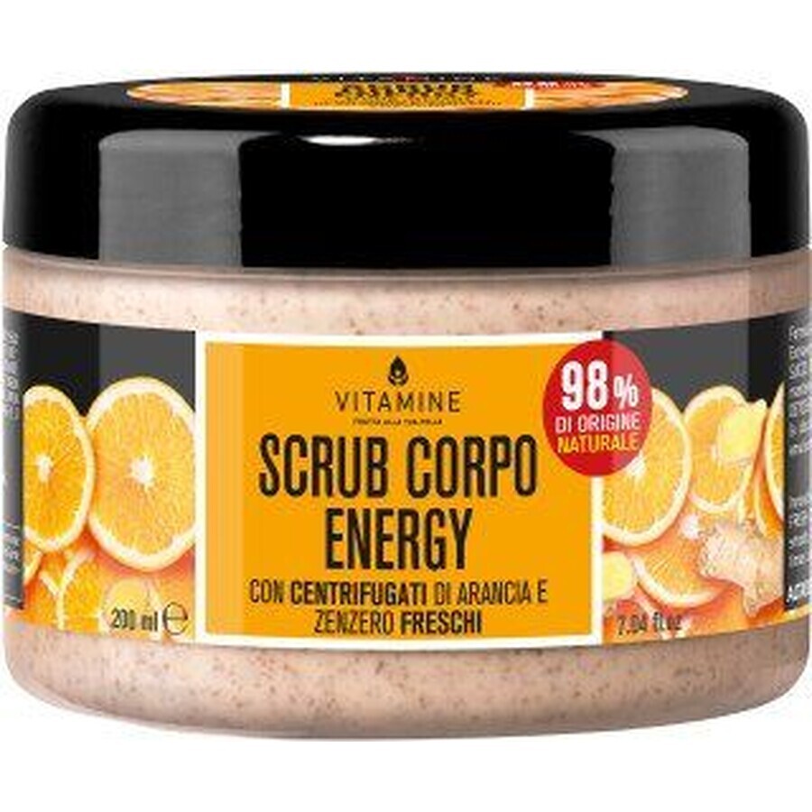 Erboristica Vitamins Energy Exfoliante corporal de naranja y jengibre 200 ml