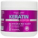 Vivapharm Keratin-Haarmaske mit Koffein - Spülung 600 ml