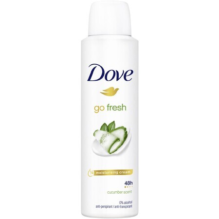 Spray antiperspirant Dove Go fresh Castravete și ceai verde 150 ml