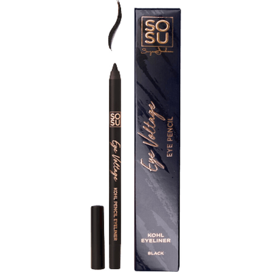 Colfarm Eye Voltage Kohl Eyeliner Eyeliner Crayon Eyeliner noir