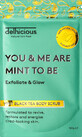 Delhicious Exfoliant pour le corps au th&#233; noir et &#224; la menthe 100 g