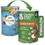 Gerber organic raspberry and banana crisps 35 g