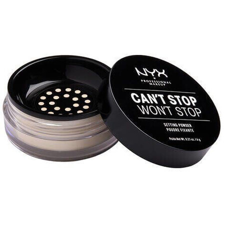 NYX Professional Makeup Maquillage professionnel Maquillage professionnel Maquillage professionnel Can't Stop Won't Stop Poudre de réglage Poudre de réglage - 01 Light 6 g