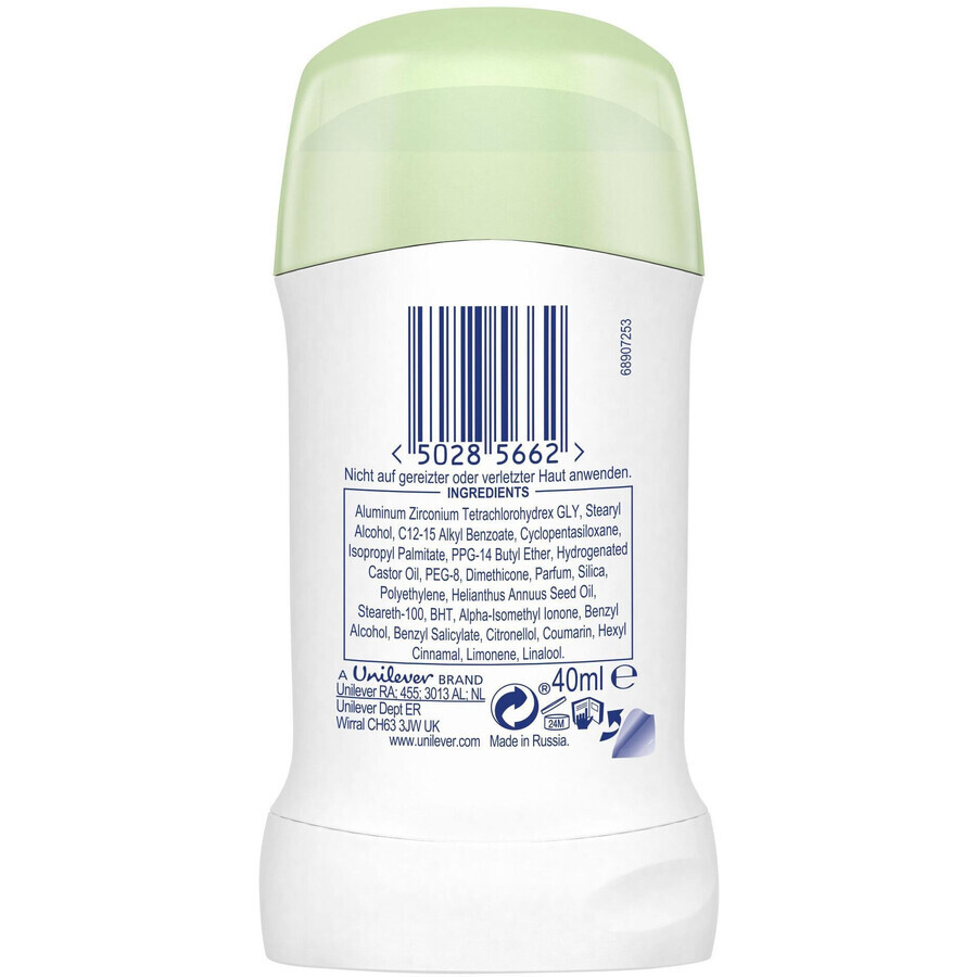 Dove Go Fresh Cucumber and Green Tea Antiperspirant Solid 40 ml