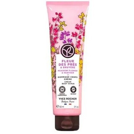 Yves Rocher Crème de gommage pour le corps Fleurs de prairie et ortie 150 ml