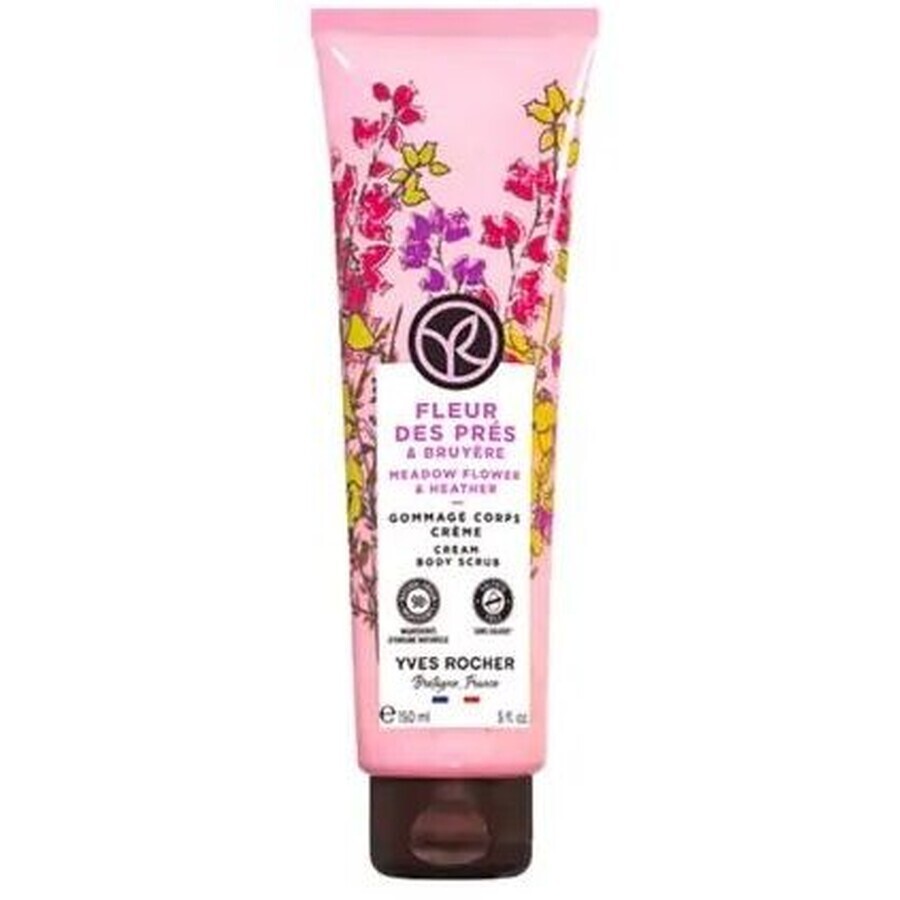 Yves Rocher Crème de gommage pour le corps Fleurs de prairie et ortie 150 ml