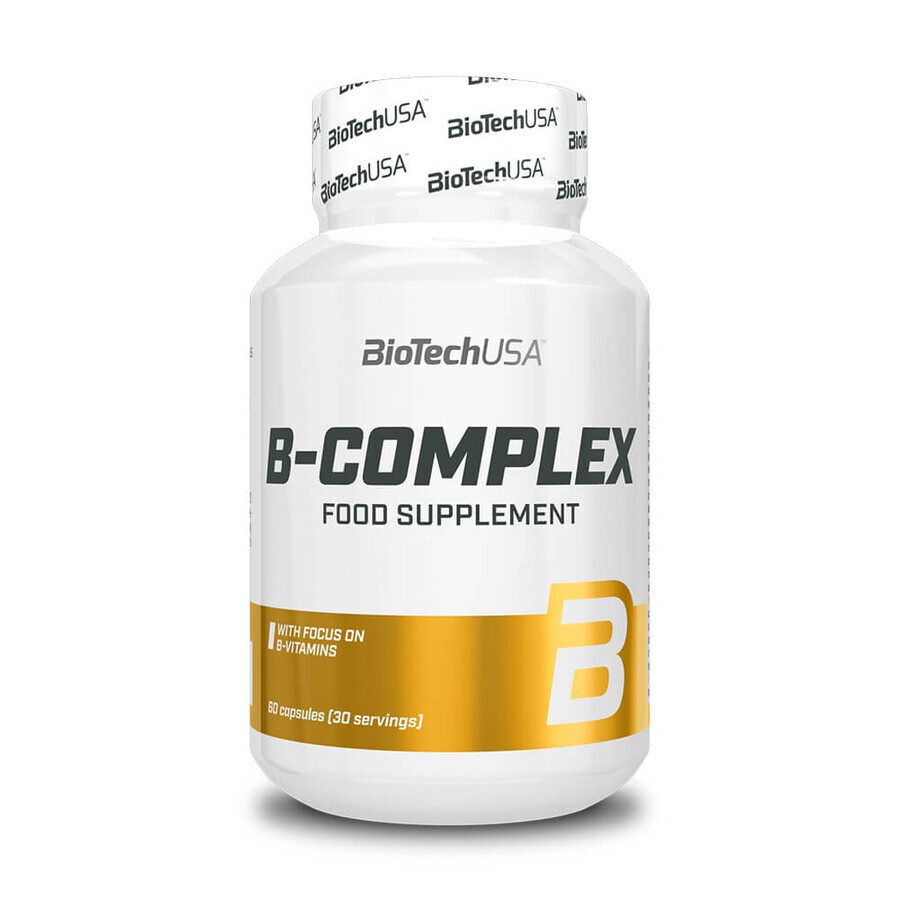 B-complex, 60 gélules, BioTech USA