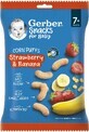 Gerber Snacks Croustillants de ma&#239;s &#224; la fraise et &#224; la banane 28 g