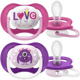 Philips Avent Ultra air play suzetă 6-18m fată/băiat 2 buc