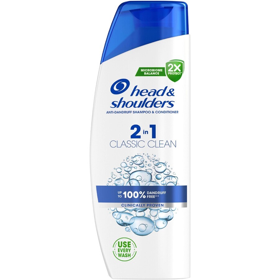 Head & Shoulders Classic Clean 2in1 shampooing antipelliculaire 330 ml