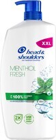 Head &amp; Shoulders Shampooing antipelliculaire Menthol Fresh, 800 ml