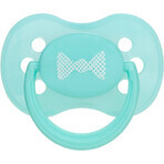 Canpol babies Silicone pacifier with round cherry tip 6-18m, pastel green