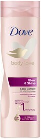 Dove Body love glow &amp; shine body lotion 250 ml