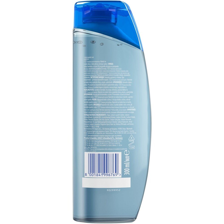 Head & Shoulders Deep Cleansing Nettoyant détoxifiant pour le cuir chevelu 300 ml