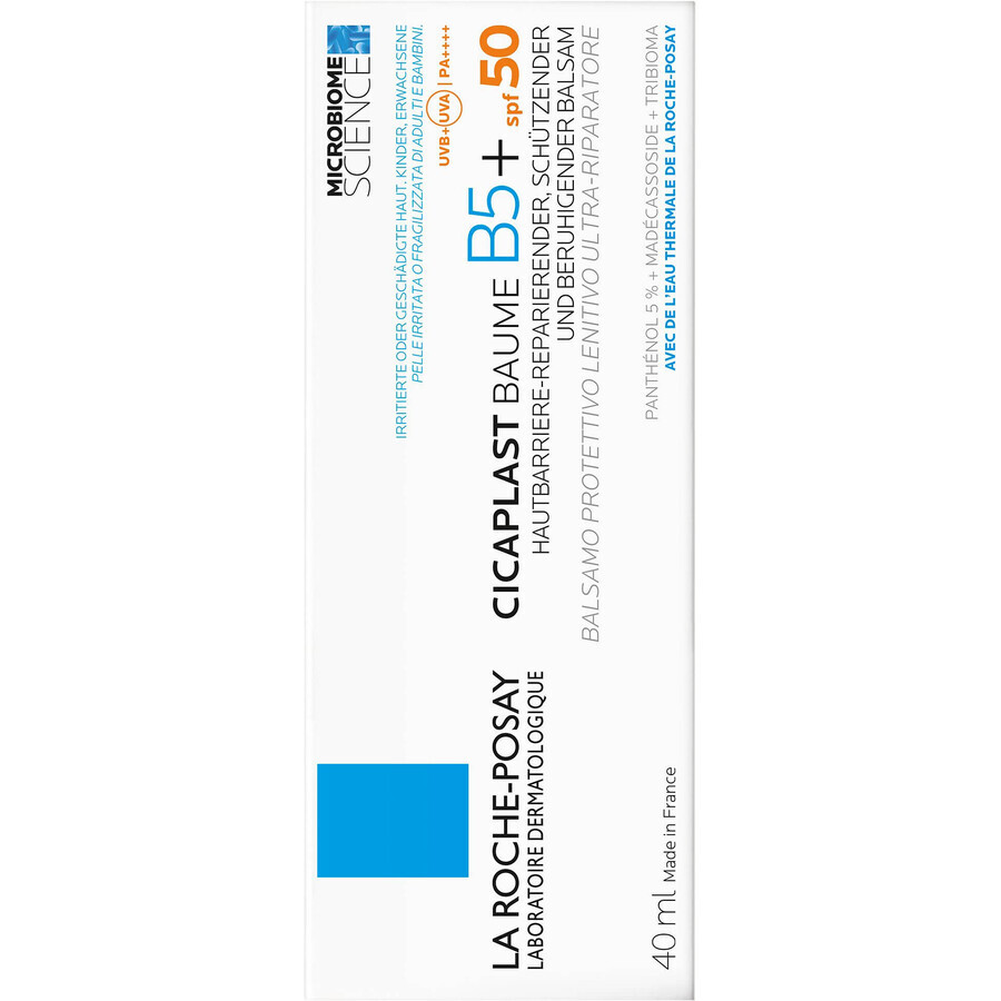 La Roche-Posay Cicaplast Repairing Baume B5+ SPF50 Pentru piele iritată 40 ml