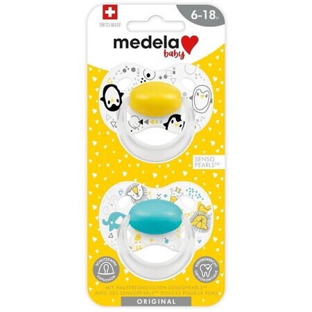 Tétine unisexe Medela 6-18m 2 pcs