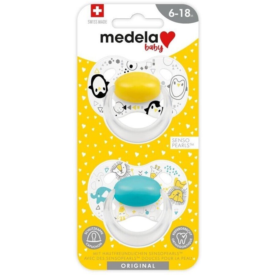 Tétine unisexe Medela 6-18m 2 pcs