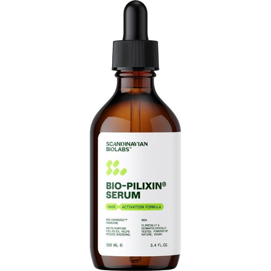 Scandinavian Biolabs® Bio-Pilixin® Siero di attivazione per rallentare la caduta dei capelli e favorirne la crescita per gli uomini 100 ml