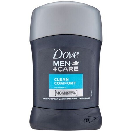 Dove Men+Care Clean Comfort Solid Antitranspirant voor mannen 50 ml